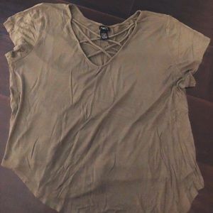 Rue21 Olive Green Blouse